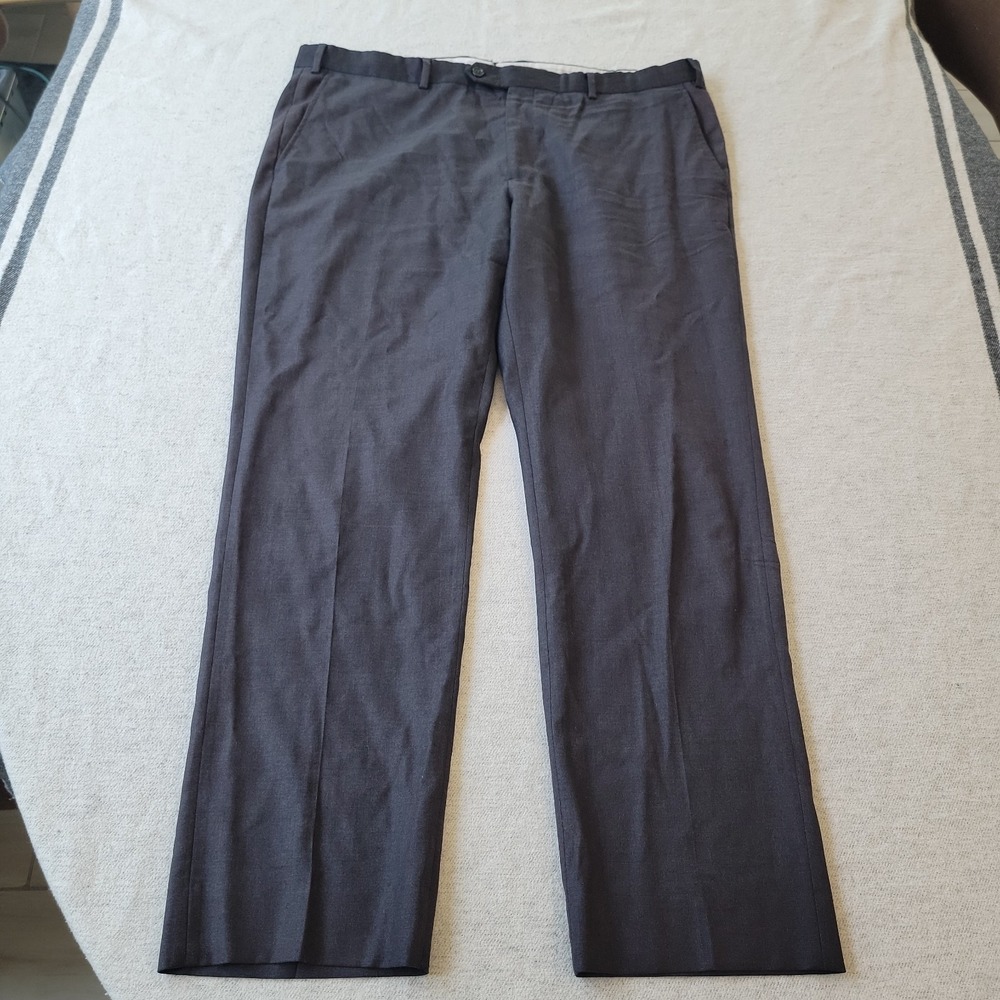 Santorelli Mens 42 Gray Loro Piana Wool Super 110s Roma Trousers Italy Luxury